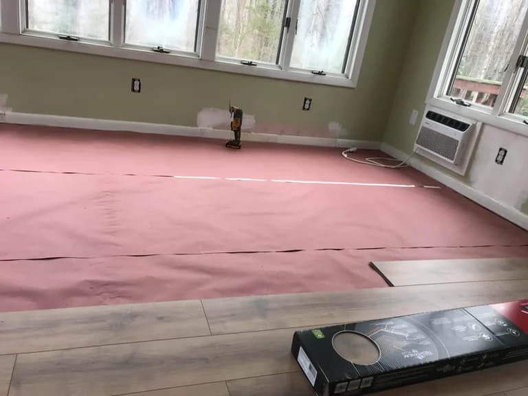 Floor repair, flooring replacement, and painting gallery image 1