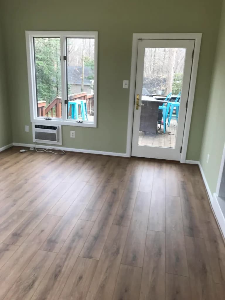 Floor repair, flooring replacement, and painting gallery image 3