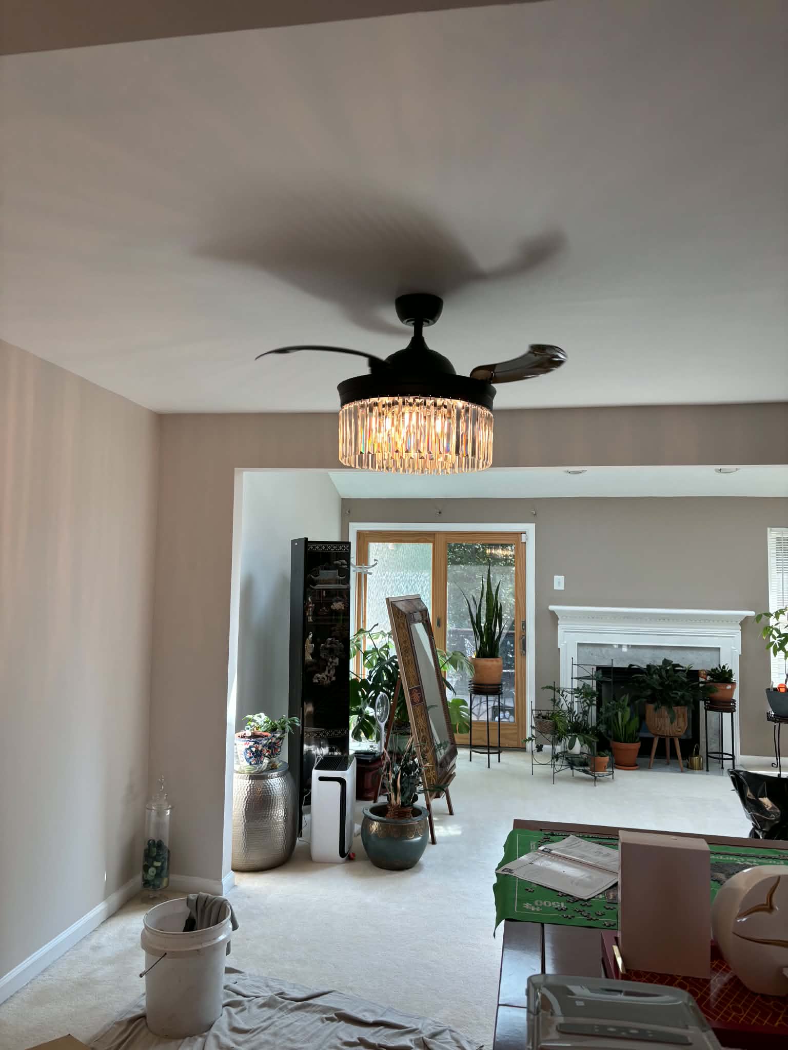 Living room repainting after image 1