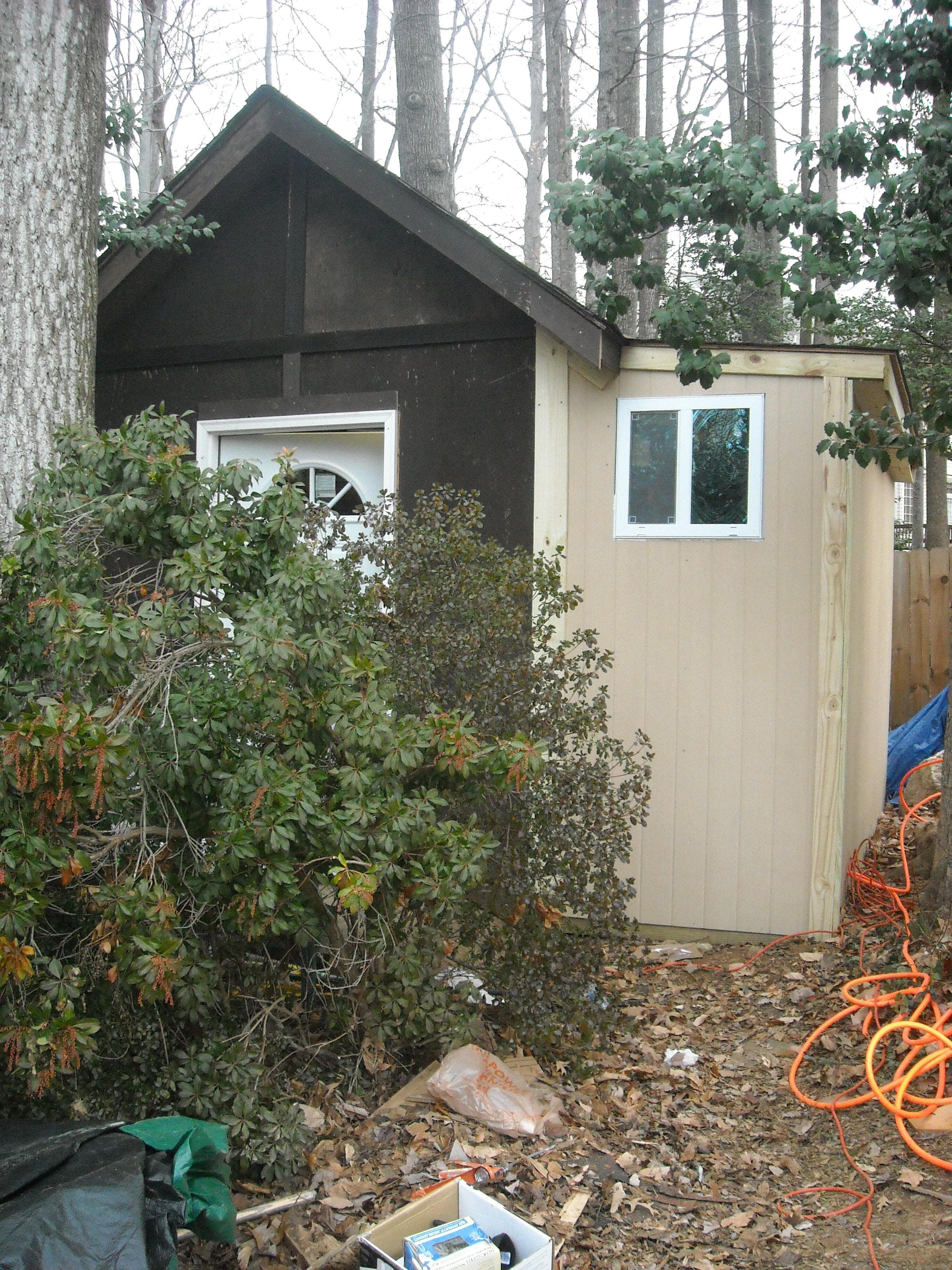 Shed extension additional after image 2